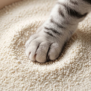 Cassava cat litter