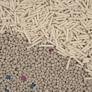 Mixed cat litter