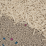 Mixed cat litter